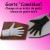 Gants "Caméléon" - blanc/noir