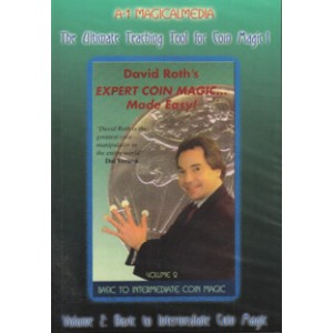DVD DAVID ROTH'S Expert Coin Magic... Made Easy! Volume 2