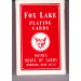 CARTE FOX LAKE DOUBLE DOS ROUGE