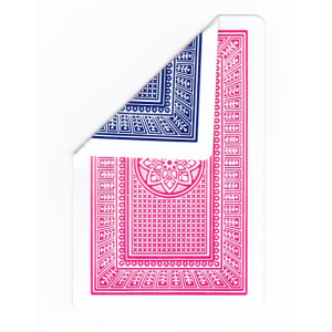 Cartes FOX LAKE Double Dos Bleu / Rouge