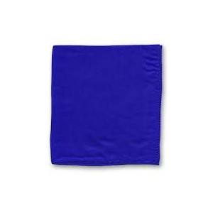 Foulard bleu de taille 45x45 cm Foulard bleu de taille 45x45 cm